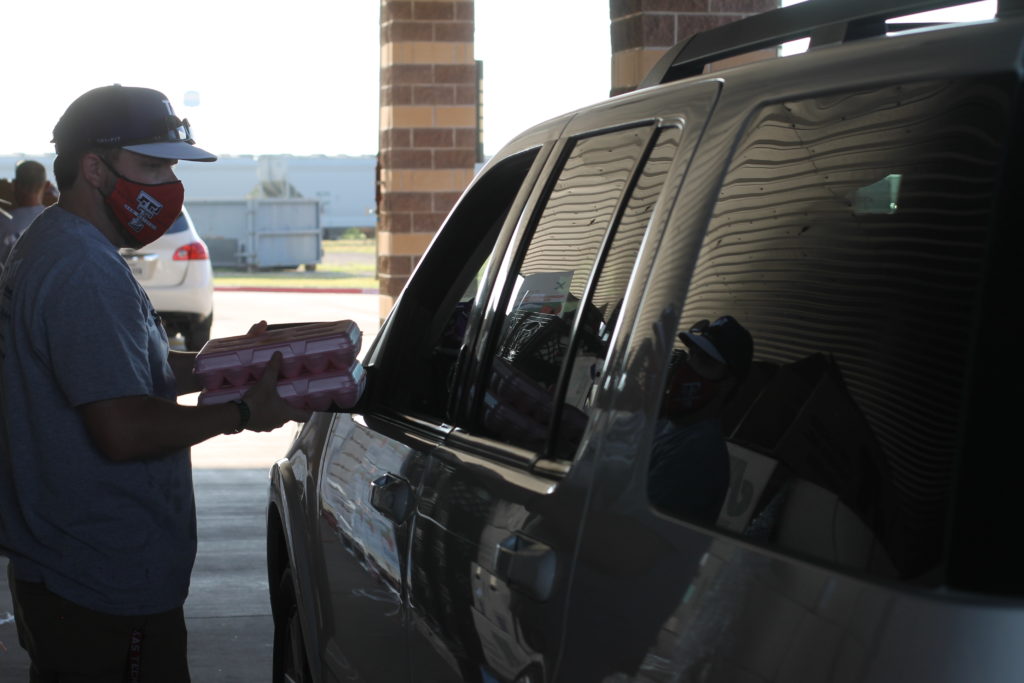 Food Distribution at South Plains Food Bank